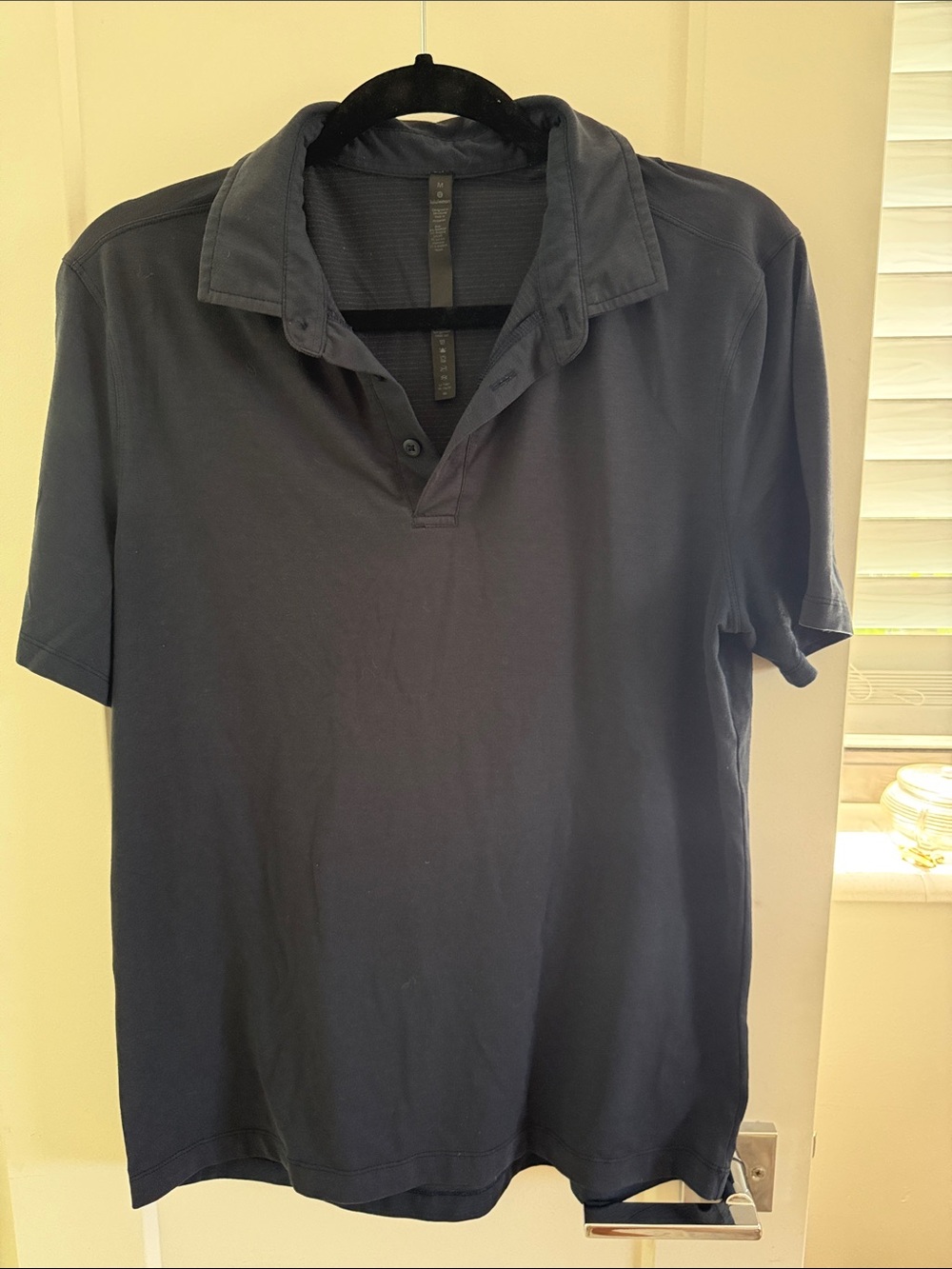 lululemon athletica Men's Short Sleeve Polo - Navy